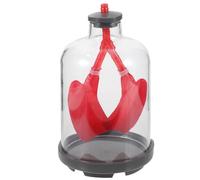 BATHVEVE Educational Lung-like Lung with Breathing Teaching Aid Education in Model Two Sacs and Rubber Diaphragm Hands-on Learning and Demonstration of Lung Function for Science
