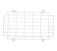 BATHVEVE Emergency Light Wire Guard Protective Cover with White Finish Wall Mount Iron Material Easy to Install for Exit Sign Suitable for Public Places and Movie Theaters for Public