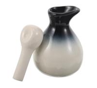 BATHVEVE Essential Oil Bottle Ceramic Diffuser Empty Travel Oil Bottle Jars Lids for Beauty Salon Home Use