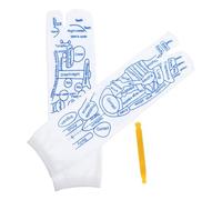 BATHVEVE Foot Reflexology Socks with Massaging Sticks Acupressure Foot Massage Socks Made of Polyester Cotton and Resin, Warmer and Easy to Clean in Autumn for Yoga and Massage