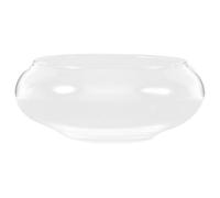 BATHVEVE Glass Fish Tank Bowl for Goldfish and Plants, Glass Mini Aquarium with Spacious Design and Elegant Appearance, for Home Decor and Office Use