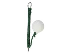BATHVEVE Golf Practice Cord Ball Swing Trainer Metal and Nylon Construction for Beginner Warming and Practice Sessions, See The Ball Flight Green Outdoor Fly Rope