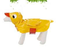 BATHVEVE Halloween Christmas Dog Duck Onesie Pet Clothes Comfortable Fabric Suit for Daily Wear and Festive Decors in Yellow Adorable Distinctive Design