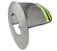 BATHVEVE Hard Hat Summer Sun Hat with Reflective Band Sun Shade Cover Polyester Neck Flap Easy to Install Protective Brim UV Protection for Construction Workers for Working Outdoors