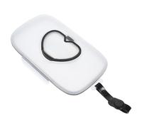 BATHVEVE Heart-Shaped Cute Modern Style Tissue Box Lightweight Pp Wipes Container Holder Keeps Wipes Moist for Home and Travel Fits Easily into A Purse