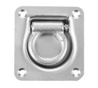 BATHVEVE Heavy Duty Carbon Steel D Ring Tie down Lashing Ring with Galvanized Coating and Zinc-plated Finish, Easy to Install Anchor Point for Chains and Bungee Cords in Workshops and Boats