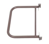 BATHVEVE Hotel Housekeeping Cart Handle Bar Metal Handrail Replacement for Cleaning Trolley Laundry Room Cart Industrial with Waste Bag Hanging Support
