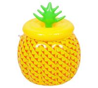 BATHVEVE Inflatable PVC Garden Ice Bucket, Foldable Pineapple Shape Beer Cooler, Lightweight Portable Outdoor and Travelling Use, Creative Multi-Functional Design
