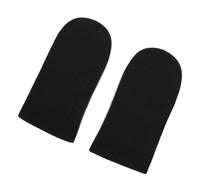 BATHVEVE Invisible Height Increase Insoles Shockproof Half Pad 3cm Heel Lift Pads Eva and Cotton Material for Heel Relief and Force Absorption Black 1 Pair for Men Women in Shoes