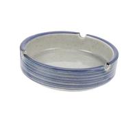 BATHVEVE Japanese Style Ceramic Ashtray Retro Underglaze Finish Unique Vintage Ash Holder for Home Decor and Desktop Use Compact Smooth Surface Ash Container for Clean Smoking Area