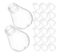 BATHVEVE Lamp Shade Covers Bulb Guards 20pcs Pear-Shaped Drop-Shaped E27 Providing Soft Light and Safeguarding Eyes for String Light Bulbs Suitable for Floor Lamp