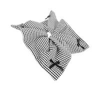 BATHVEVE Large Checkered Bow Hair Ties Decorative Hair Accessories for Women Chic and Elegant Scrunchies for Stylish Looks and Everyday Wear