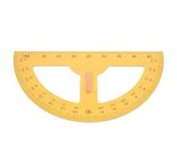 BATHVEVE Large Semi-Circle Teaching Protractor Angle Measuring Tool with Scale for Precise Math Drawing and Geometry Lessons in Classroom Use