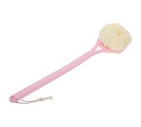 BATHVEVE Long-Handled Bath Ball Body Cleaner Soft Pbt and Pp Material Net-Shaped Shower Scrubber Hanging Hole Design for Rubbing Back and Rich Bubble Generation Suitable for Shower Bath