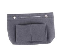 BATHVEVE Makeup Bag Travel Cosmetic Pouch Organizer with Multi Space Design Felt Large Capacity Sturdy Metal Zipper Suitable for Travel Use Can Be Placed in The Bag