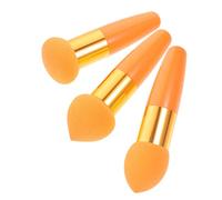 BATHVEVE Makeup Sponge Pens Multipurpose Makeup Accessories 3Pcs Mini Handheld Foundation Blending Tools for Liquid Cream Powder Application Women'S Daily Beauty Routine