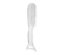 BATHVEVE Mermaid Hair Brush Transparent Crystal Nylon Bristle Detangler Comb with Static Scalp Massage for Women Volumizing Styling Tool Reduces Breakage and Eliminates Knots