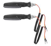 BATHVEVE Motorcycle Turn Signal Lights and Enhanced Safety 2pcs LED with Yellow and Metal Material Easy Installation for Vehicle and Motorbike Use