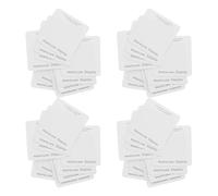 BATHVEVE Nails Organized Paper for Nail White Press-on 40pcs Display Cards and Sample Cards Easy to System Use for Personal Use and Business Supplies