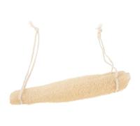 BATHVEVE Natural Loofah Back Scrubber with Rope Handles Deep Cleansing Body Scrub Exfoliator Effective Dead Skin Removal for Shower and Bathroom Use for Men and Women