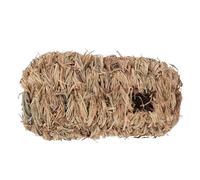 BATHVEVE Natural Synthetic Material Hamster Straw Hideout Tunnel for Hamsters and Little Mice Safe for Chewing Suitable for Play and Hiding