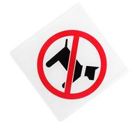 BATHVEVE No Pets Allowed Sign Acrylic Business Sign with Highly Effective Warning for Restaurants and Supermarkets Versatile Usage Indoor Door Notice