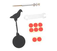 BATHVEVE Outdoor Tree Mounted Shooting Target Multi Purpose Portable Metal Practice Target for Stable Rotation Durable for Personal Professional Use
