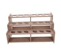 BATHVEVE Paint Organizer Shelf for Bottles Versatile Watercolor Storage Organizer with Stable Base Multi Craft Rack for Paint Tubes and Brushes Compact Art Storage for Studio and Classroom