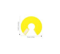 BATHVEVE Parrot Anti-bite Collar Bird Neck Cone Protective Recovery Ring Yellow Xs Budgie Care