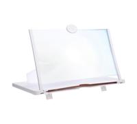 BATHVEVE Phone Screen Magnifier Phone Screen Amplifier Abs White for Watching Movies and Reading News, for Middle-aged and Old People