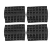 BATHVEVE Ping-Pong Table Corner Guards 4Pcs Plastic Edge Protectors for Indoor Scratch Resistant Black