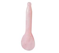 BATHVEVE Pink Crystal Jade Facial Massage Board Multi-Functional Smooth Surface Tool for Shoulder and Foot Spa Care Relaxation and Beauty Therapy