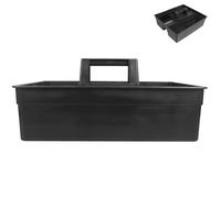 BATHVEVE Plastic Cleaning Caddy with Ergonomic Handle Storage Basket for Hotel Housekeeping Portable Organizer for Cleaning Tools and Products Easy to Carry and Sturdy Design