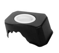 BATHVEVE Plastic Leopard Gecko Hide Cave with Accessories, Small Reptile Hideout for Leopard Gecko Tank, Black Crawl Pets Hiding Platform for Terrarium Decor