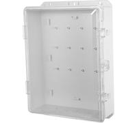 BATHVEVE Plastic Weatherproof Junction Box with Cover for Electrical Connections, Suitable for Contractors Cables and Alarm Devices, for Security Engineering and Modern Office Setups