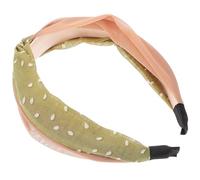 BATHVEVE Polka Dot Wide Rim Headband for Women, Lightweight Fabric Hairband with Comfortable Fit, Stylish Non-slip Hair Accessory Suitable for Fancy Ball and Bachelorette Parties