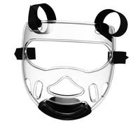 BATHVEVE Portable Boxing Face Guard for Sparring and Kickboxing Toughened Plastic Construction, Breathable Design Protecting The Face from Injury, Suitable and Young People