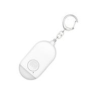 BATHVEVE Portable Personal Safety Alarm for Women with Built-in Flashlight, Easy to Use Plastic Mini Security Alarm, for Elderly and Joggers, Can Be Attached on Bag Or Purse for Emergency