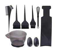 BATHVEVE Professional Hair Coloring Kit 8pcs Convenient and Practical with Hair Dye Bowl Comb Brushes and Dying Board Plastic Material and Salon Use by Barbers