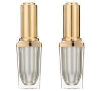 BATHVEVE Refillable Nail Polish Brush Bottles 10ml Acrylic Empty Bottles 2pcs with Well Sealed Screw Cover and Creating New Nail Polish Colours or Textures Random Color for DIY Manicure