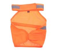 BATHVEVE Reflective Security Vest High Visibility Dog Clothes Breathable Lightweight Polyester Safety Vest for Walking and Jog through The Park Suitable for Pets