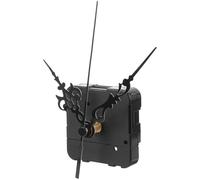 BATHVEVE Replacement Clock Movement Mechanism with Clock Hands and Motor Kit, Battery Operated Black Plastic and Iron Material, Unique Reverse Action Design for DIY Clock-making Projects