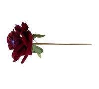 BATHVEVE Rhinestone Red Rose Hair Stick Wedding Corsages Bridal Veils Button Flowers Fascinators Japanese Hair Pin Bun Ponytail Holder Chic and Elegant