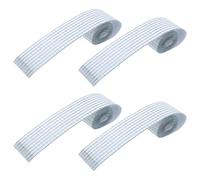 BATHVEVE Self Adhesive Silver Mosaic Mirror Tiles Fiberglass Material 4 Rolls with Easy Application and Lasting Beauty for Craft Projects and Festive Use for Scrapbooking and Disco
