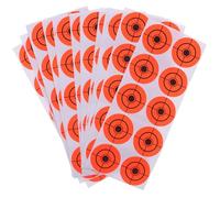 BATHVEVE Shooting Lightweight Adhesive Stickers 250pcs Orange Paper Tear Resistant for Outdoor Shooting Training Bows and Arrows
