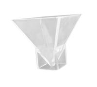 BATHVEVE Silicone Pyramid Mold for Resin Casting Flexible DIY Craft Mould with Smooth Interior Durable High Tear Strength Create Unique Ornaments with Various Embellishments