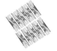 BATHVEVE Silver Duckbill Hair Clips with No Damage Design and Effortless Styling for Women 100pcs Metal Haircut Clips for Professional Salon Use and Parties