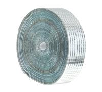 BATHVEVE Silver Square Glass Mirror Mosaic Tiles Stickers Self-Adhesive Wall Stick Tiles for DIY Home Decor Kitchen Bathroom Crafts