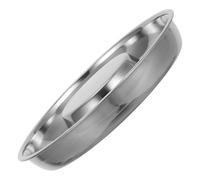 BATHVEVE Slow Feeder Dog Bowl Stainless Steel Double-sided Design with Raised Patterns for Small Dogs and Puppies, Anti-tip Pet Feeding Bowl that Promotes Healthy Eating Habits and Better