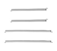 BATHVEVE Stainless Steel Double Hook Tension Springs 4pcs for Desktop Stapler Replacement Suitable for Office Use with Hooked Wire Structure